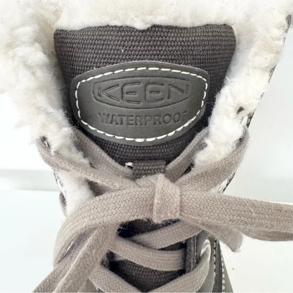 Keen Women’s Elsa Lace Up Waterproof Boots Olive Green Size 6 - Picture 9 of 11